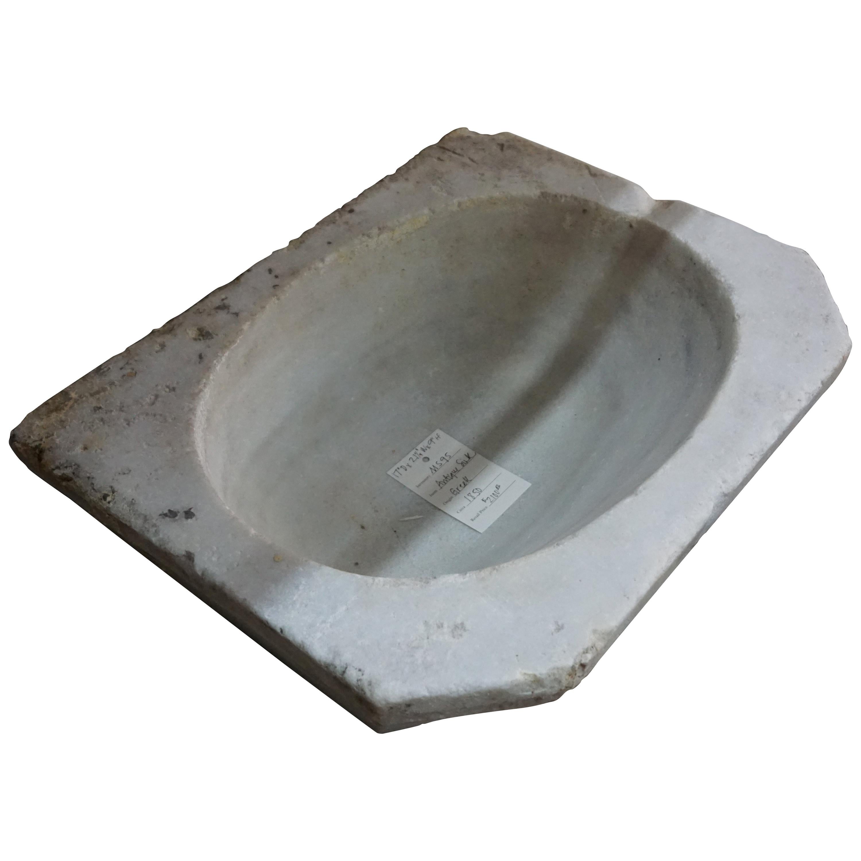 Antique Marble Sink, circa 1850