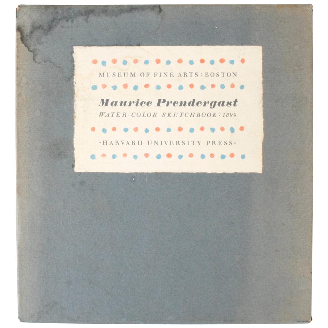 Maurice Prendergast Water Color Sketchbook, 1899, First Edition