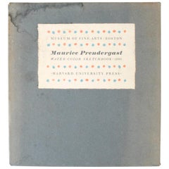 Maurice Prendergast Water Color Sketchbook, 1899, First Edition