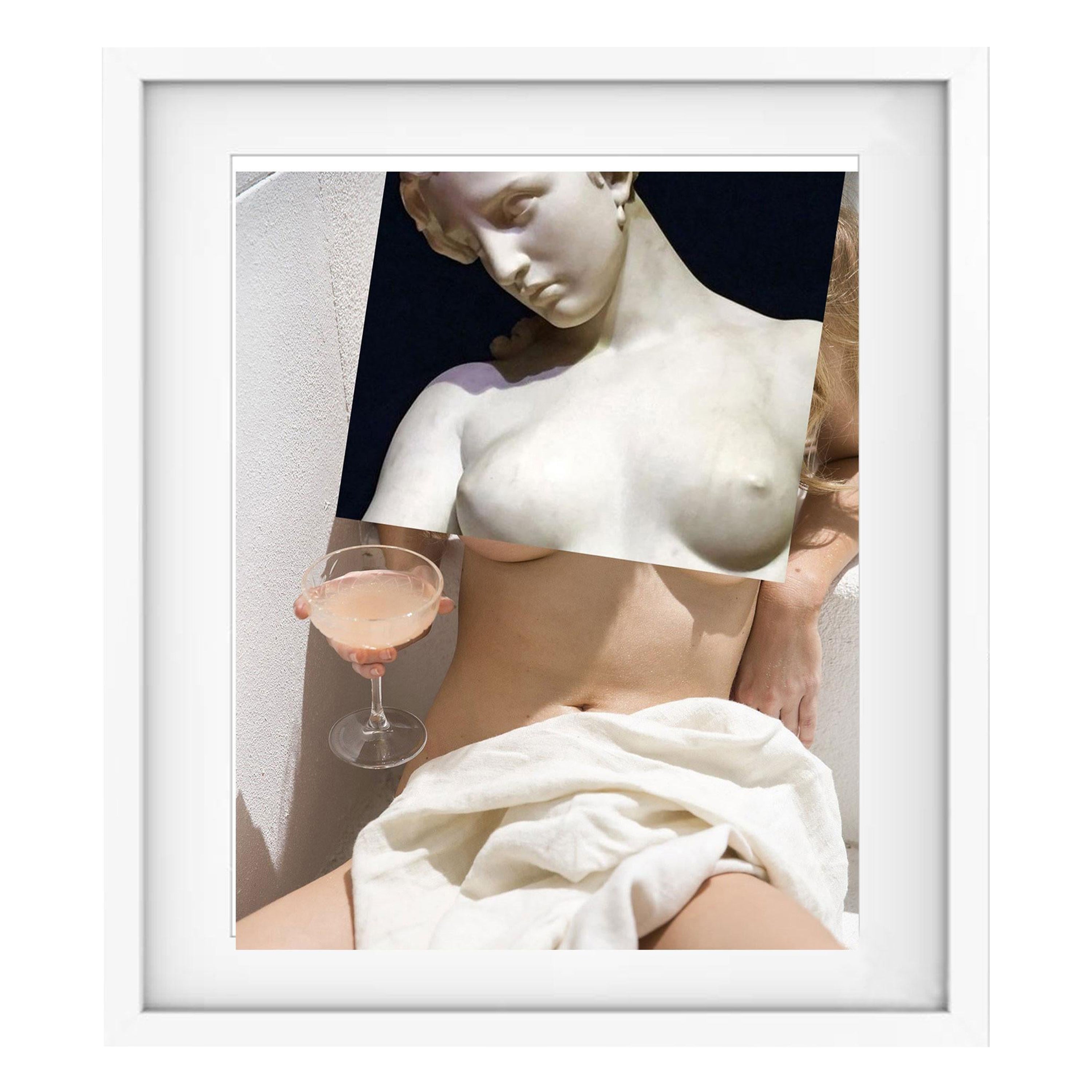 Klassische klassische Skulptur erotische Naro Pinosa, "Untitled"" Digitale Collage, Spanien, 2019