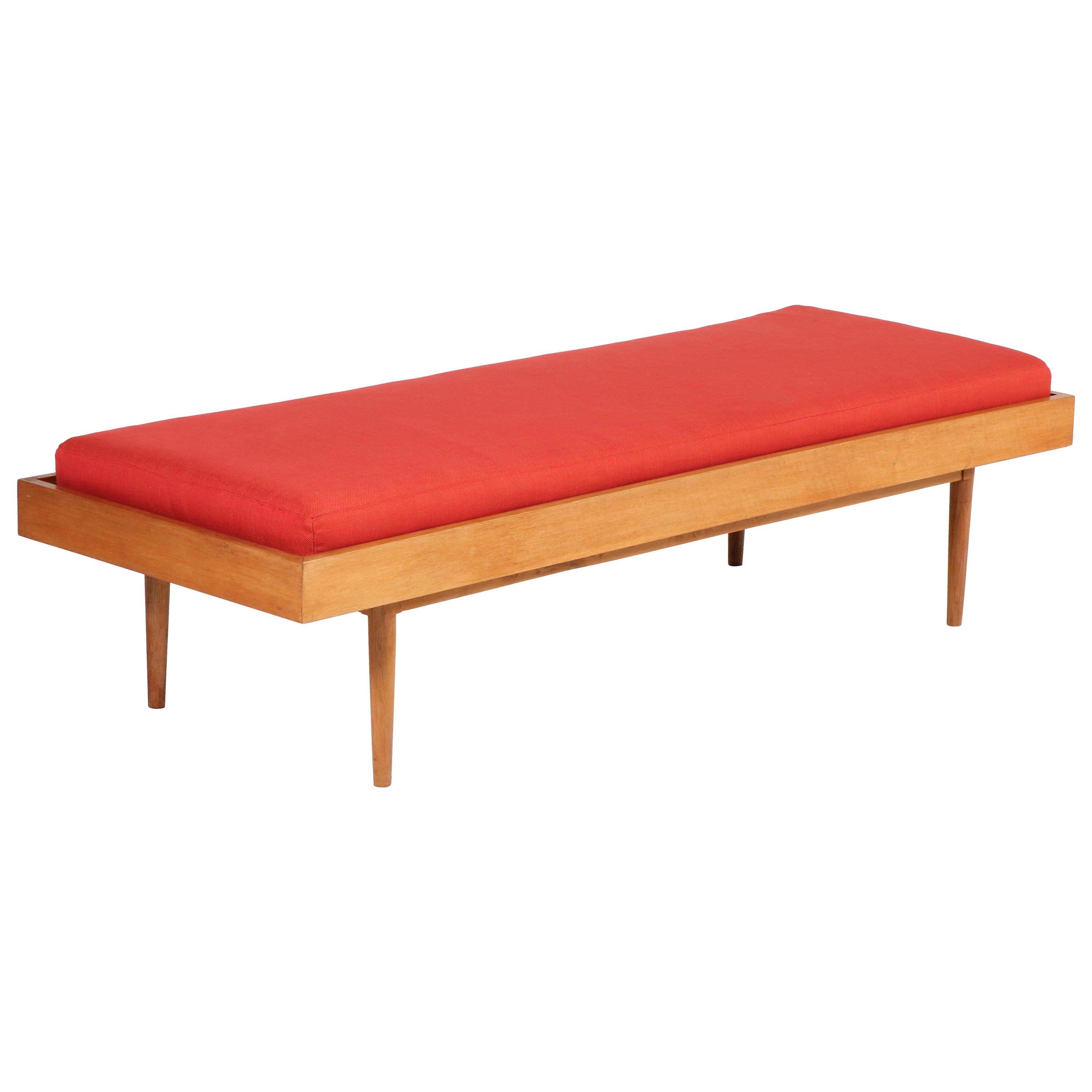 Oak Dutch Mid-Century Modern Daybed, 1960s