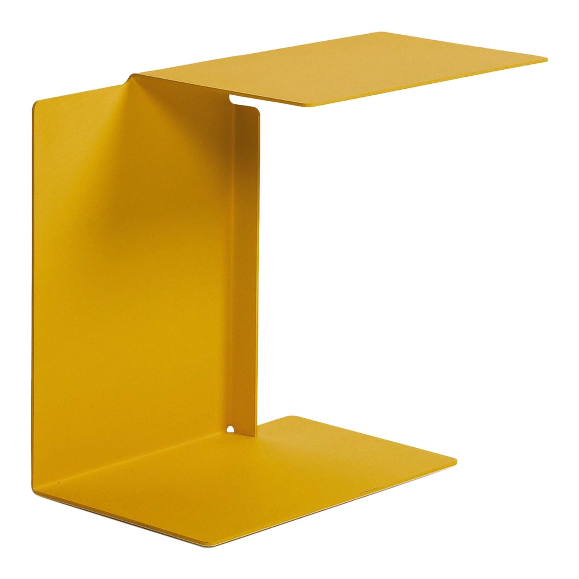 ClassiCon Diana A Side Table in Honey Yellow by Konstantin Grcic
