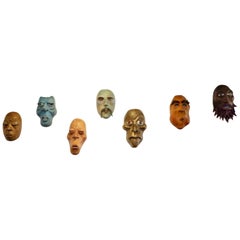 Scott Thewes Set von 7 handgefertigten Masken