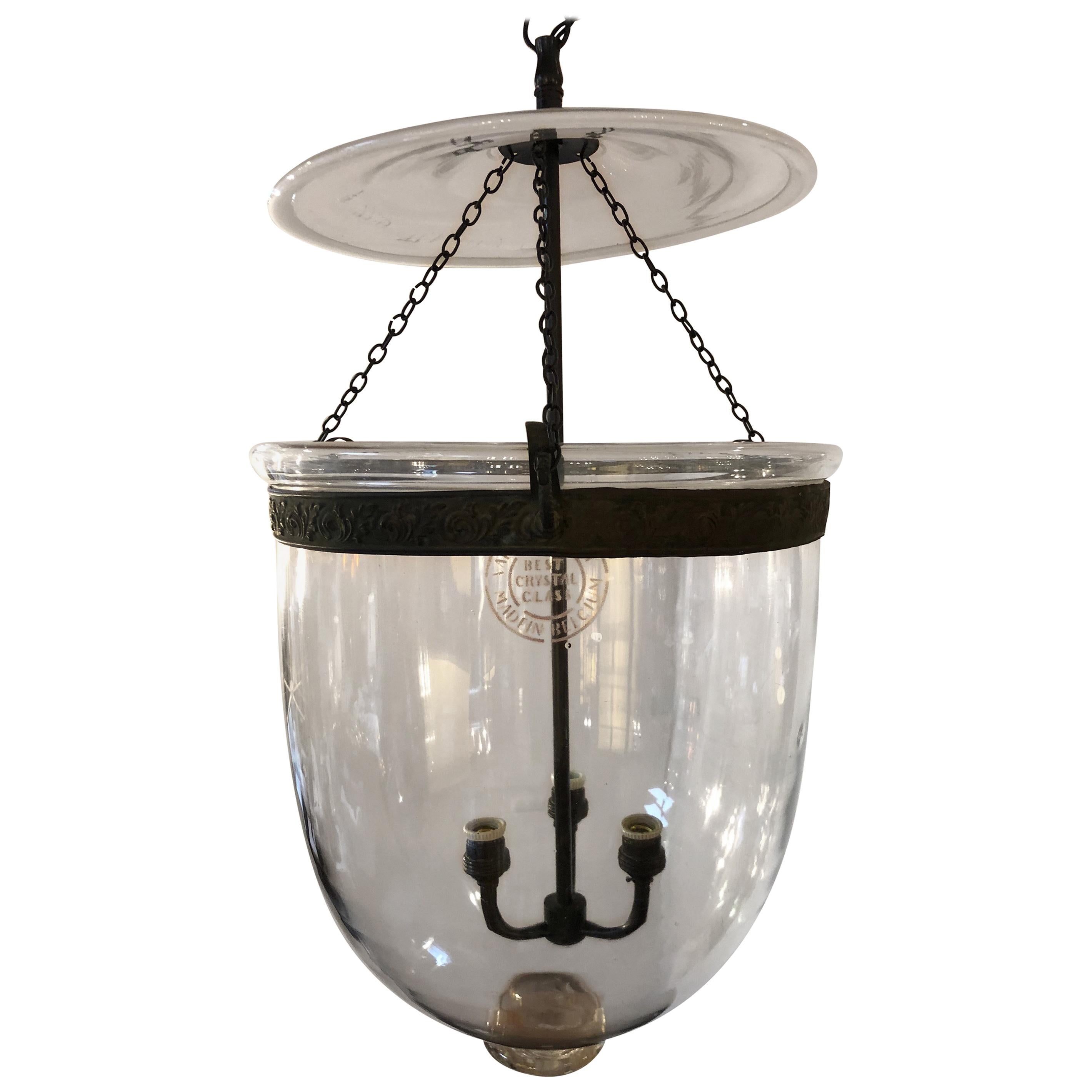 Vintage Val Saint Lambert Hundi Lantern For Sale