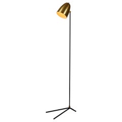 'ORO' Brass and Metal Floor Lamp