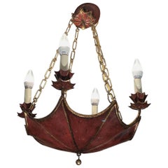 Clermont Toile Chandelier, by Vaughan