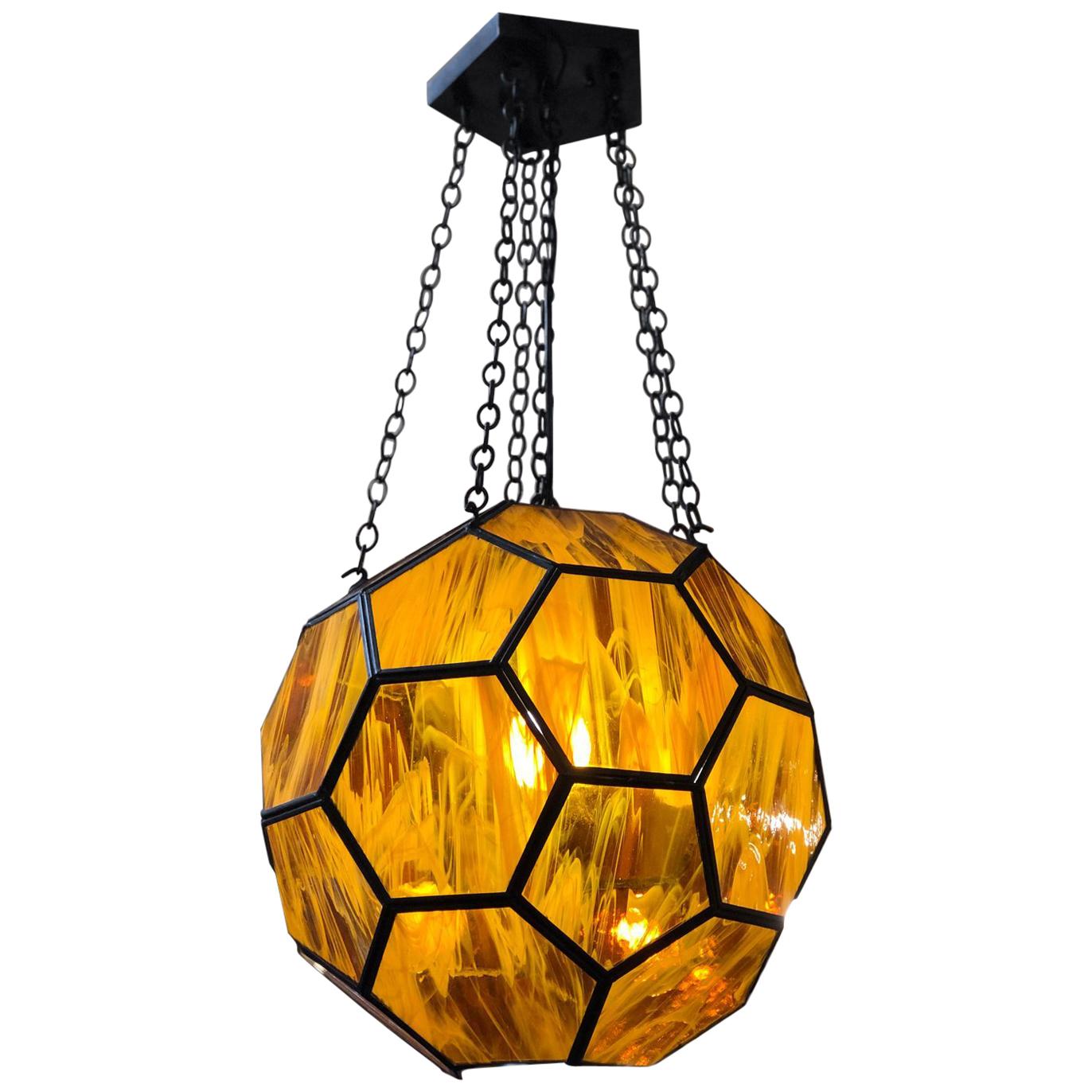 The Honeycomb Pendant by Marjorie Skouros Design For Sale
