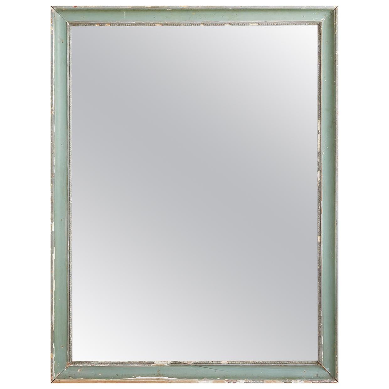 Louis XVI Style Late Gustavian Painted Mirror