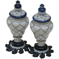 Pair of Sevres 19 Century Jars