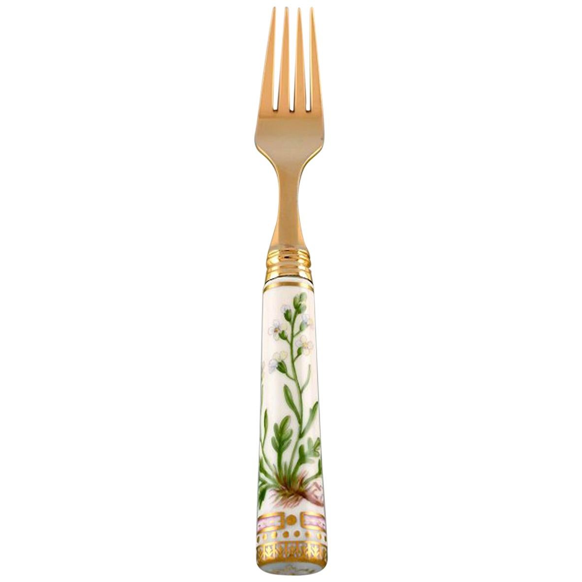 Michelsen for Royal Copenhagen, "Flora Danica" Lunch Fork