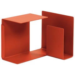 Mesa auxiliar ClassiCon Diana C Rojo Coral de Konstantin Grcic