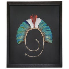 Kayapo 3 Headdress with Natural Feathers