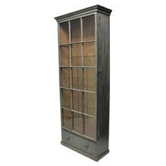 Large French Painted and Glazed Cabinet