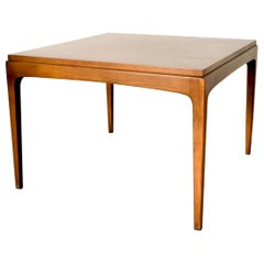 Midcentury Lane Square Walnut Wood Coffee or End Table, 1960s