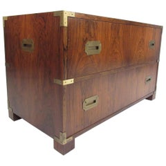 Campaign Chest of Drawers by Baker Furniture