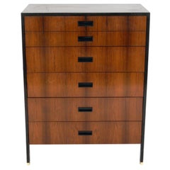 Harvey Probber Rosewood and Mahogany Chest 
