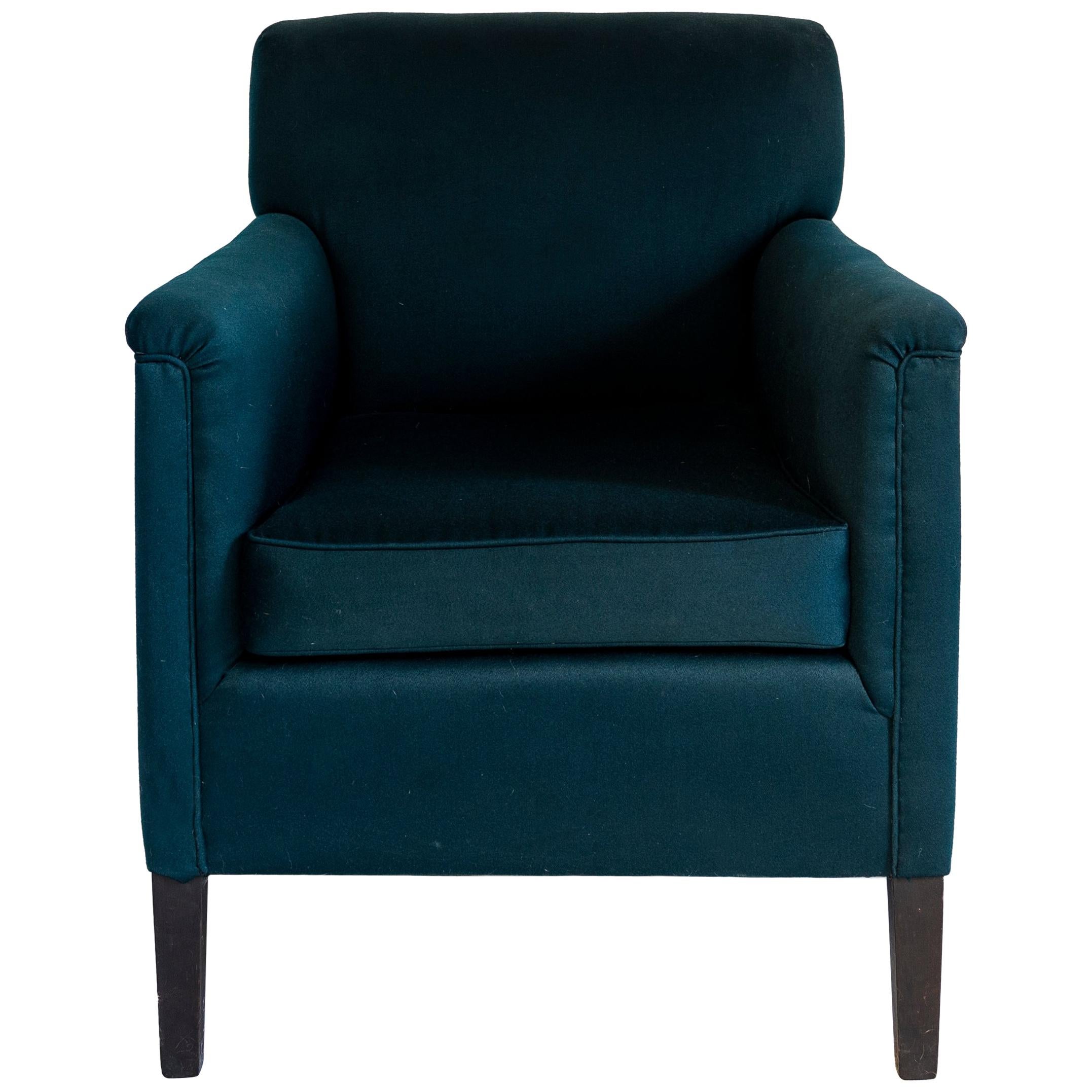 Herbert Upholstered Chair in Wool, Vica designed by Annabelle Selldorf