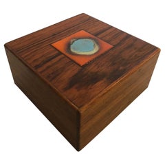 Retro Bodil Eje Danish Rosewood Box by Alfred Klitgaard