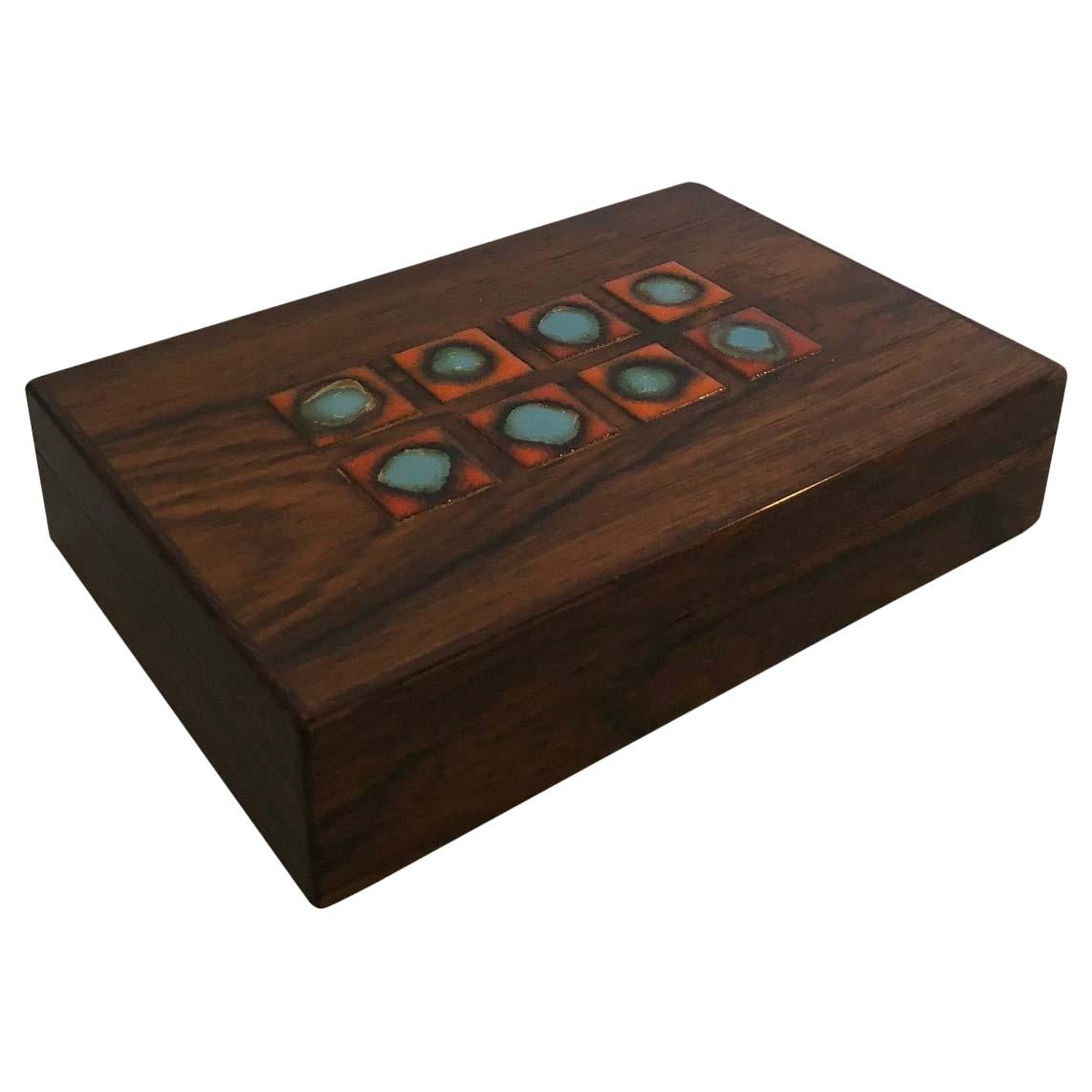 Bodil Eje Danish Rosewood Box / Humidor by Alfred Klitgaard For Sale