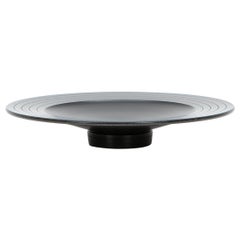 Contemporary Black Clay Dish by Andre von Martens, 2011