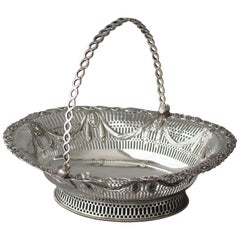 George III Silver Fruit or Bread Basket by Aldridge & Green, London 1774