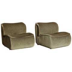 Pair of "Calida" Lounge Chairs designed by Arch. Giudici