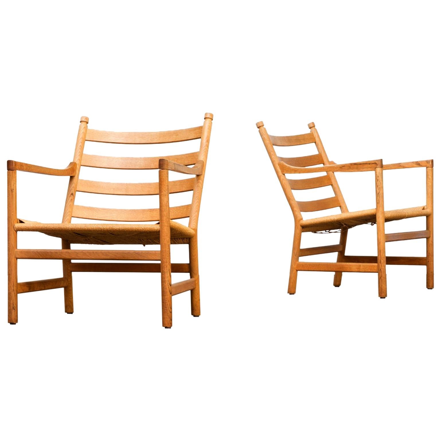 1960s Hans Wegner ‘CH44’ fauteuils for Carl Hansen & Søn For Sale