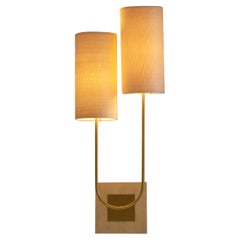 Pair of Wall Lamp Sconce 'Sano' Gold Bronze Patina by Aymeric Lefort