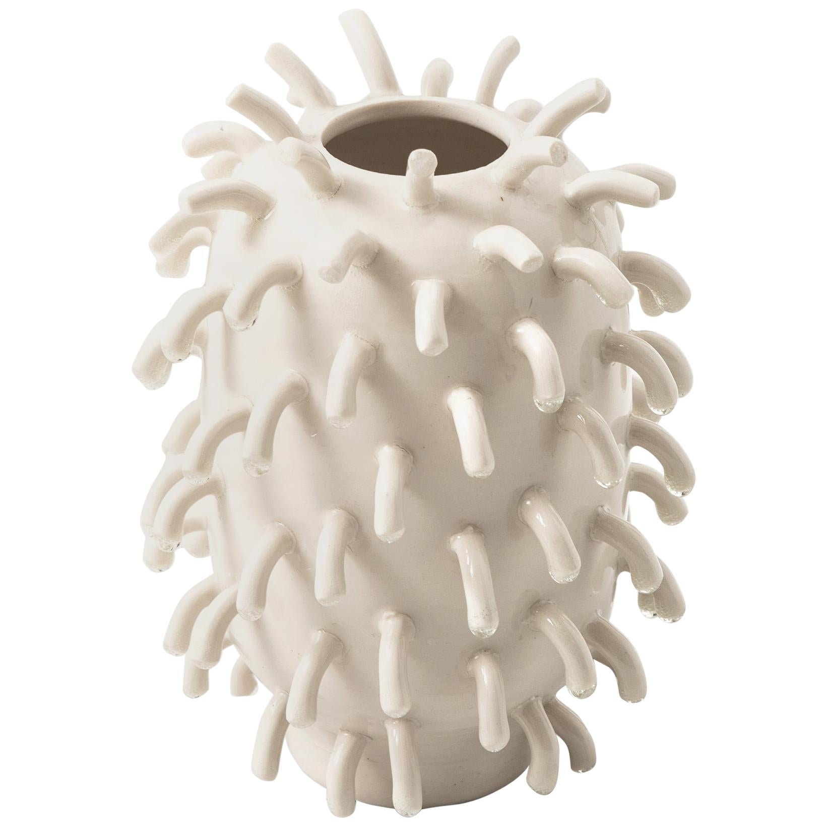 Mårten Medbo Ceramic Vase Model Hairy For Sale