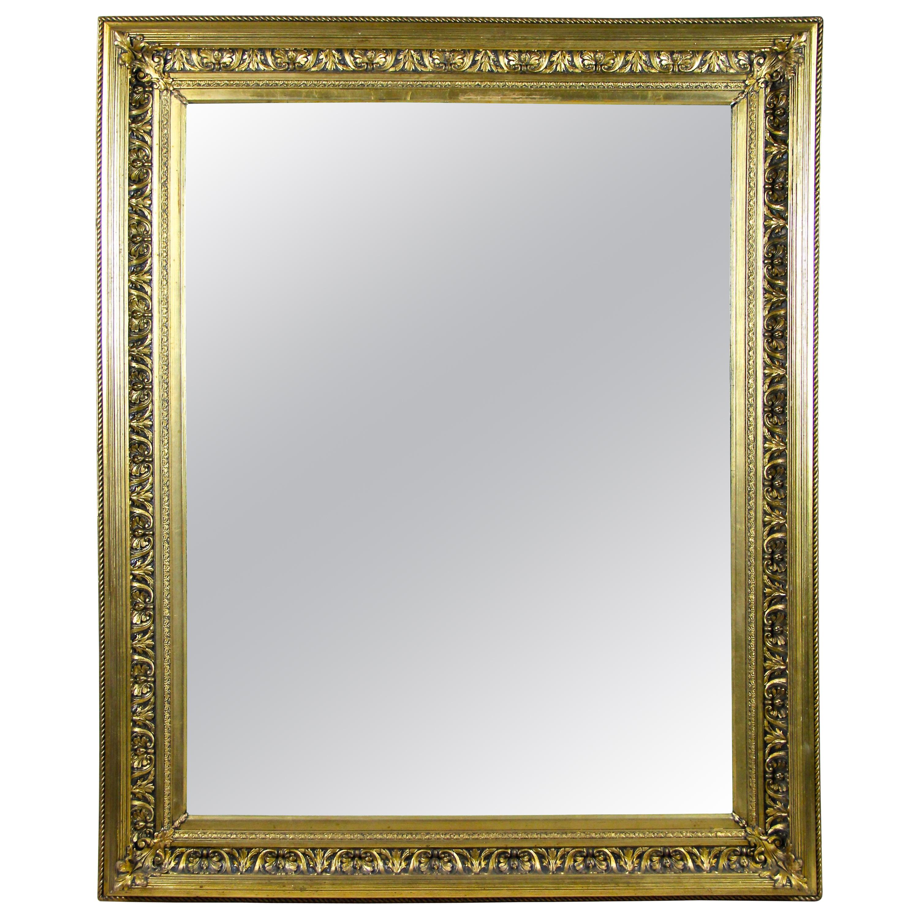 Large Baroque Revival Wall Mirror, Austria circa 1870