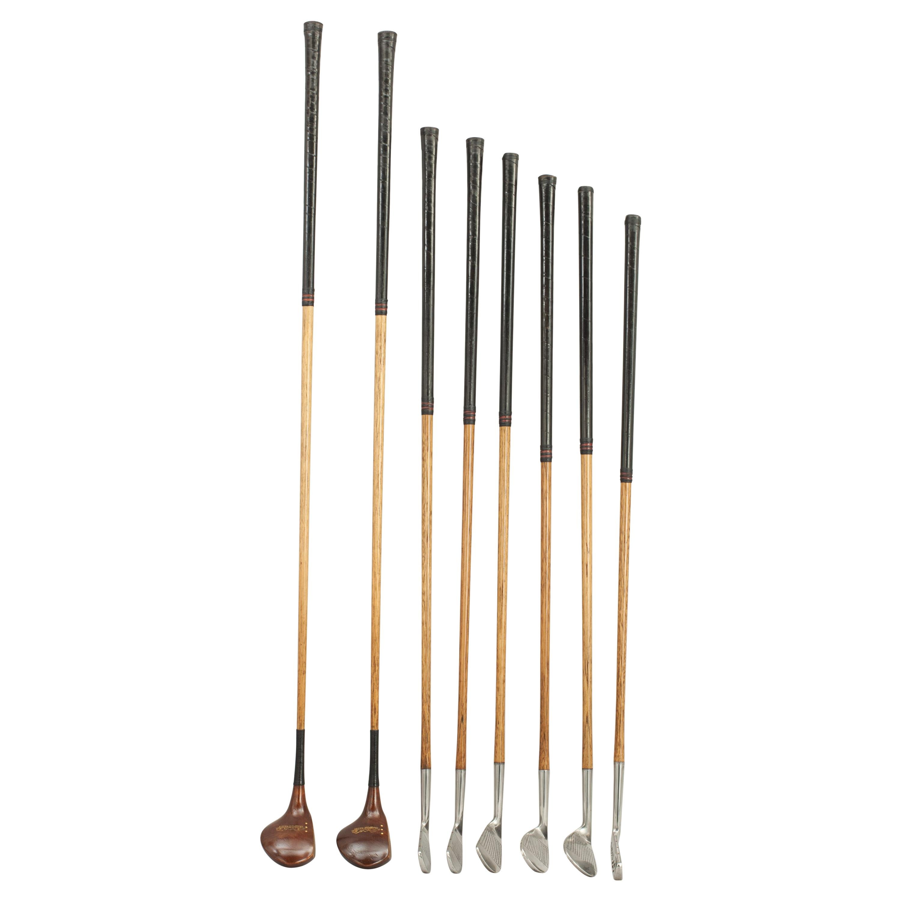 Set of Vintage Golf Clubs by Gibson of Kinghorn, Scotland