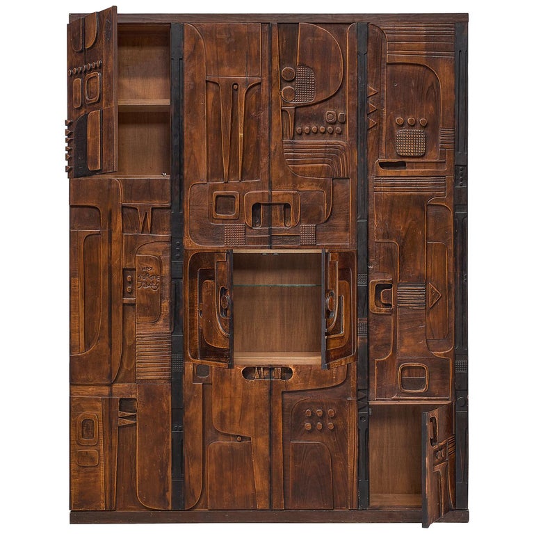 Nerone and Patuzzi for Gruppo NP2 Constructivist Wall Unit For Sale