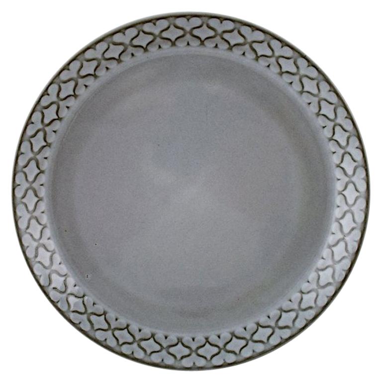 Bing & Grondahl Number 308, Set of 18 Dinner Plates, B & G Grey Cordial