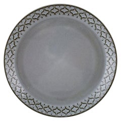 Vintage Bing & Grondahl Number 308, Set of 18 Dinner Plates, B & G Grey Cordial