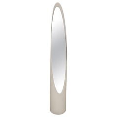 Vintage 20th Century Italian Design Floor Mirror with the Name of "Nail Mirror", 1970s