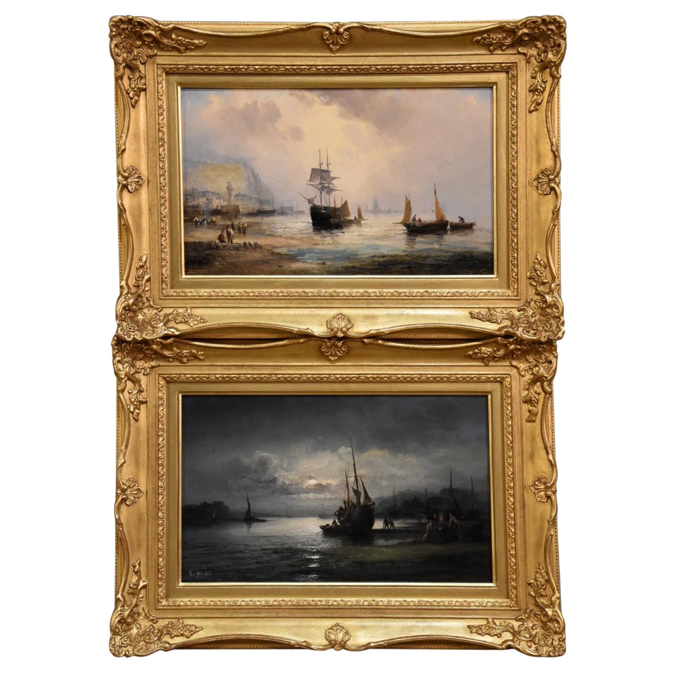 "Shoreham" and "Scarborough" Pair by William Thornley For Sale