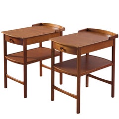 Carl Malmsten for Bodafors Mahogany Side Tables