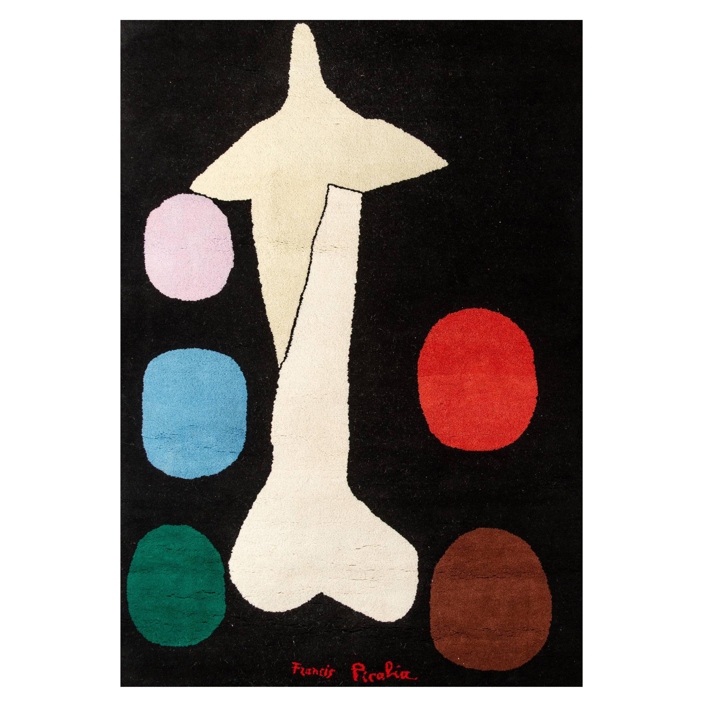 Francis Picabia "Égoïsme" - Artistic Wool Rug - Modern Abstract Design