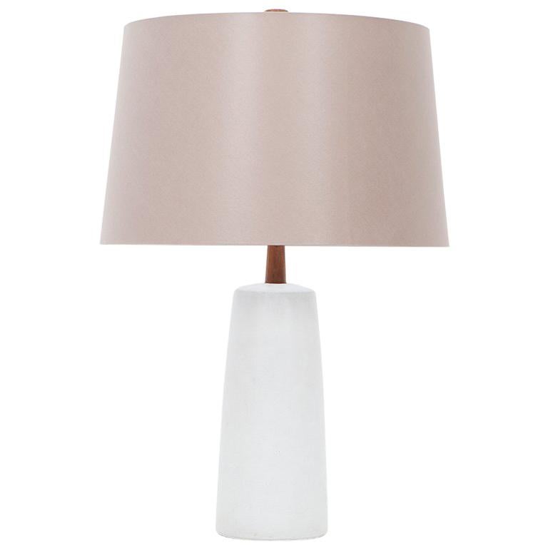 1950s White and Beige Table Lamp by Jane & Gordon Martz "C"