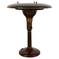Machine Age Art Deco 1930s American Modern Sight Light Table Lamp Leroy C Doane