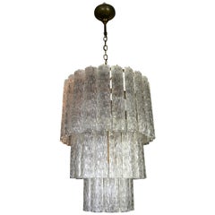 Sculptural Doria Chandelier with 50 Art Glass Tubes, 1960s , Germany