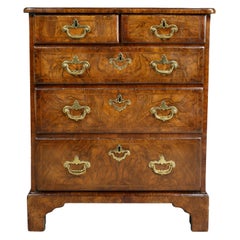 George II Walnut Bachelors Chest of Drawers