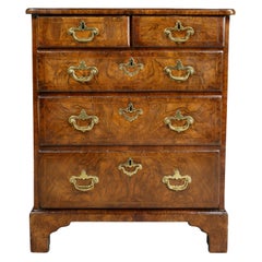 George II Walnut Bachelors Chest of Drawers