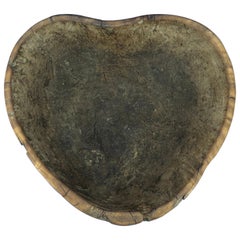 Early 19th Century Norwegian Wooden Heart Shaped Bowl