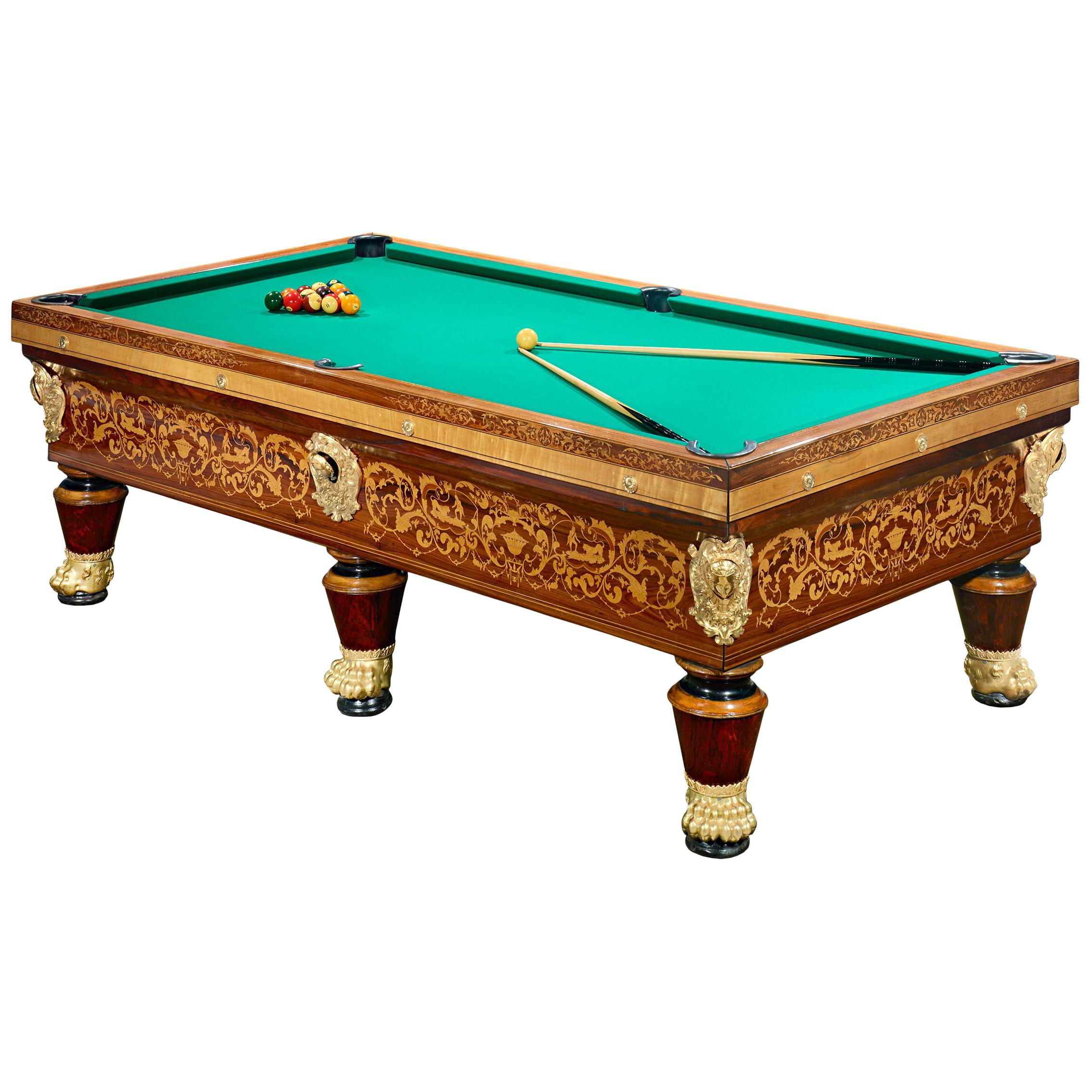 General Clauzel's Charlex X Billiard Table
