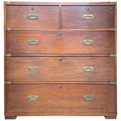 Late 18th-Early 19th Century Campaign Chest by E.Ross, Stamped