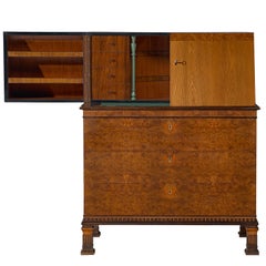 Erik Chambert Swedish Grace Secretary in Inlayed Wood