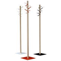 Modern Black Tall Duck-Beak Coat Hanger