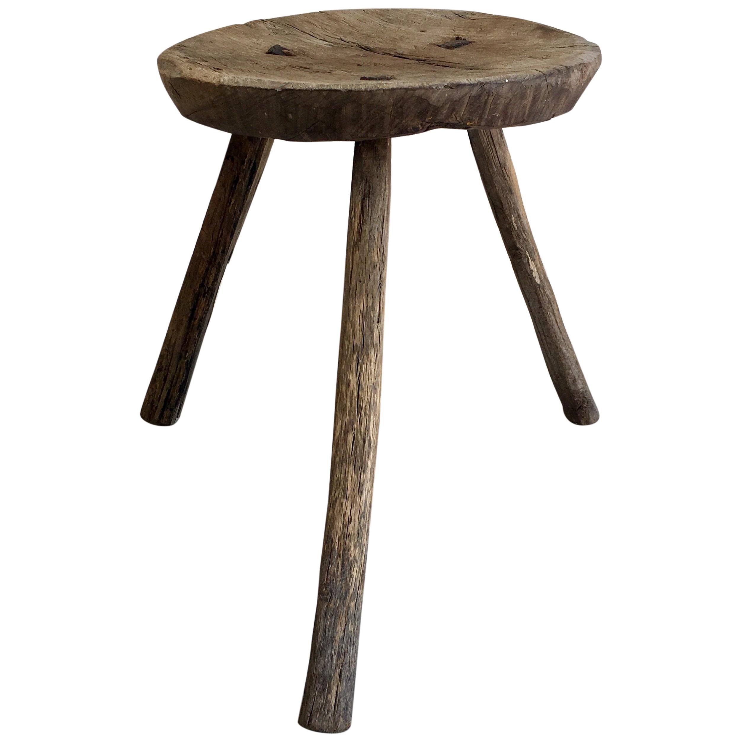 Mesquite Stool from Mexico