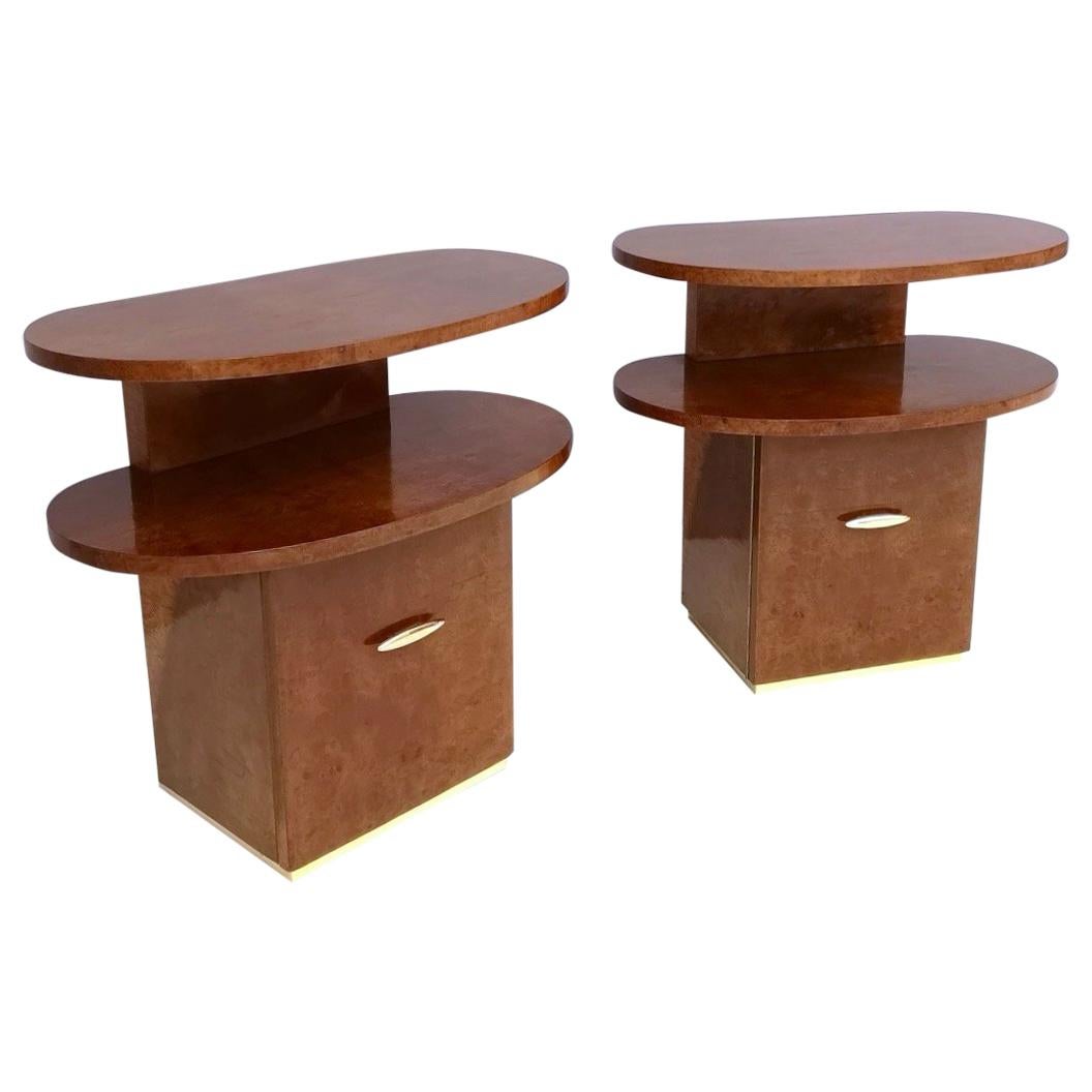 Pair of Sculptural Wooden Wall Shelves by Roger Sloan For Sale at 1stDibs